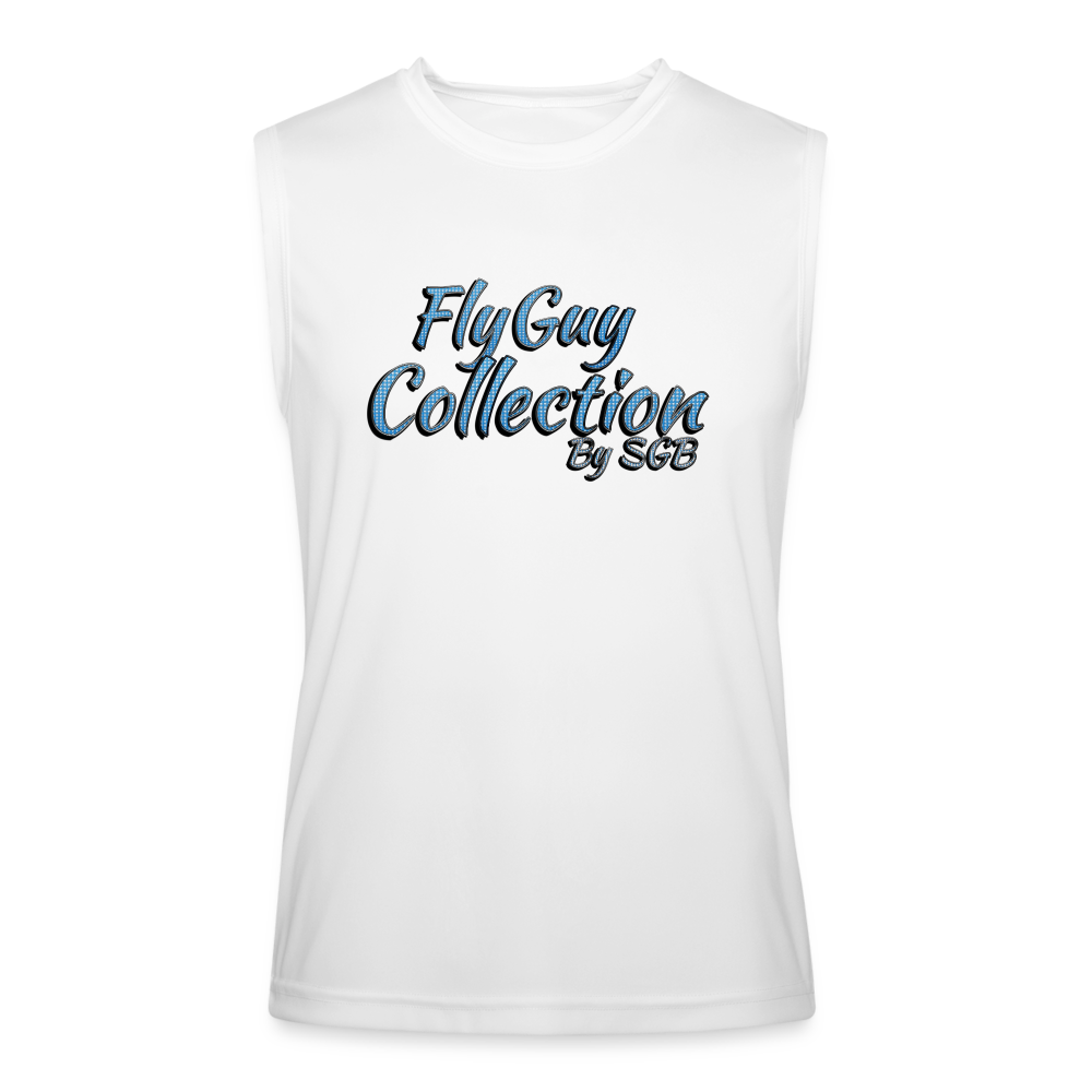 Fly Guy Performance Sleeveless Shirt - white