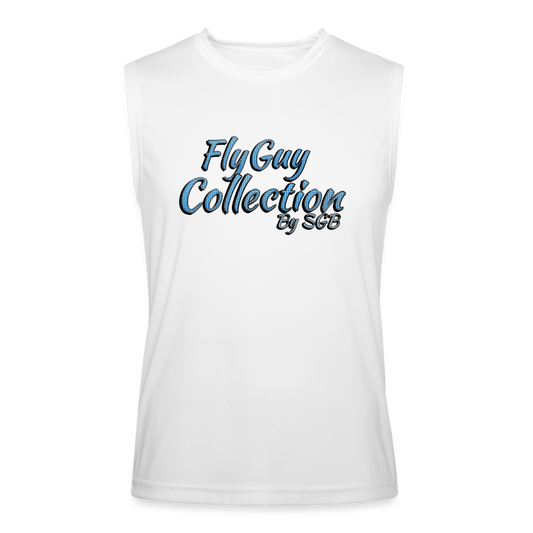 Fly Guy Performance Sleeveless Shirt - white