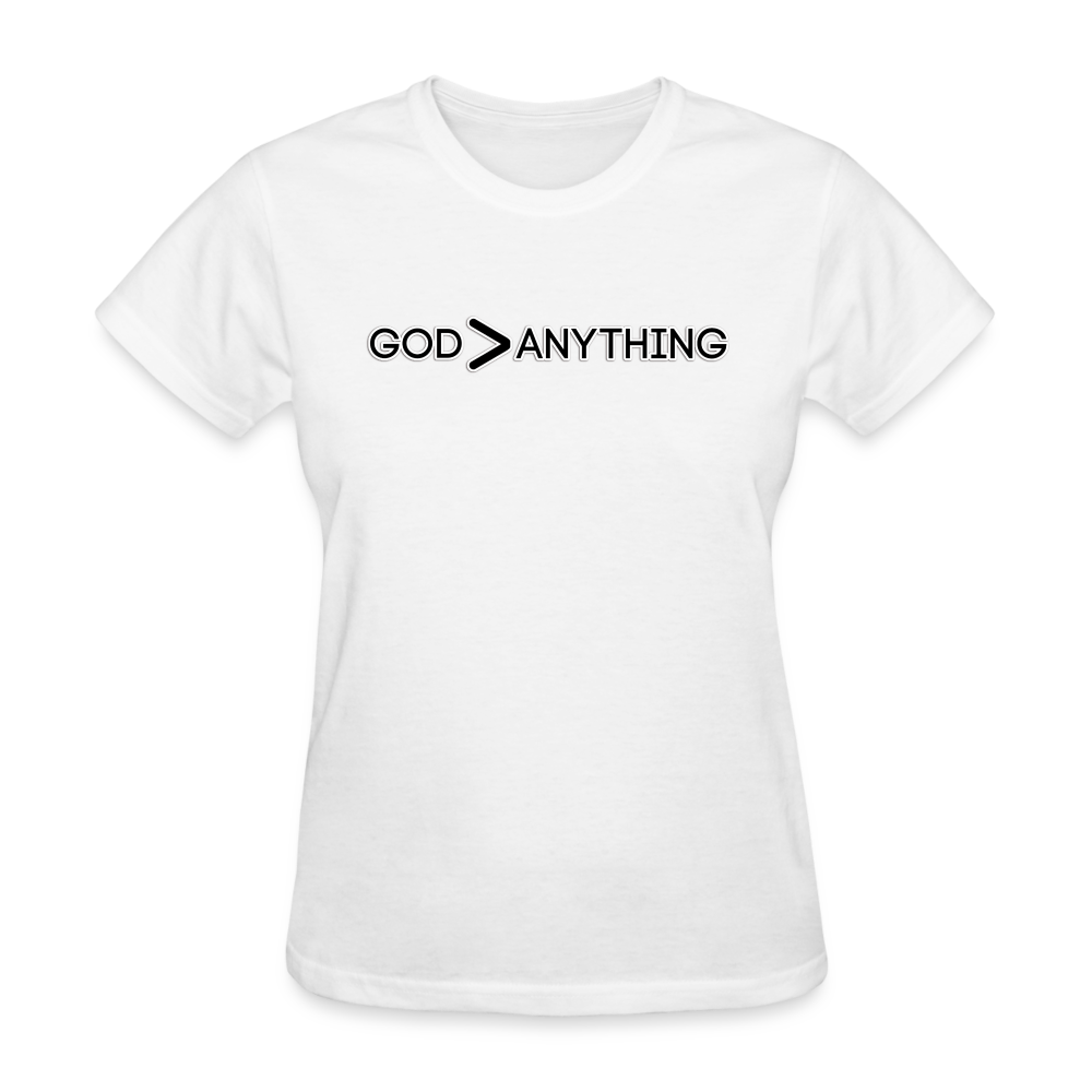 God/Anything-Women's T-Shirt - white