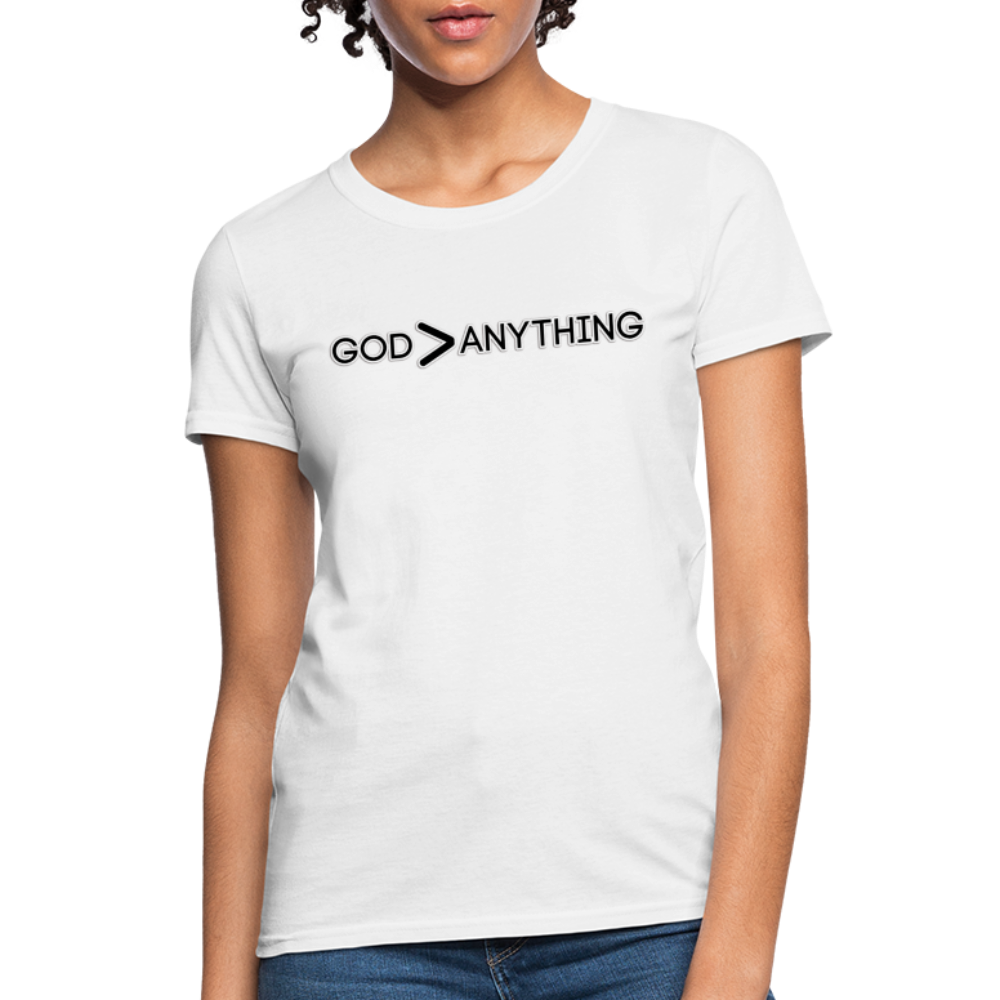 God/Anything-Women's T-Shirt - white