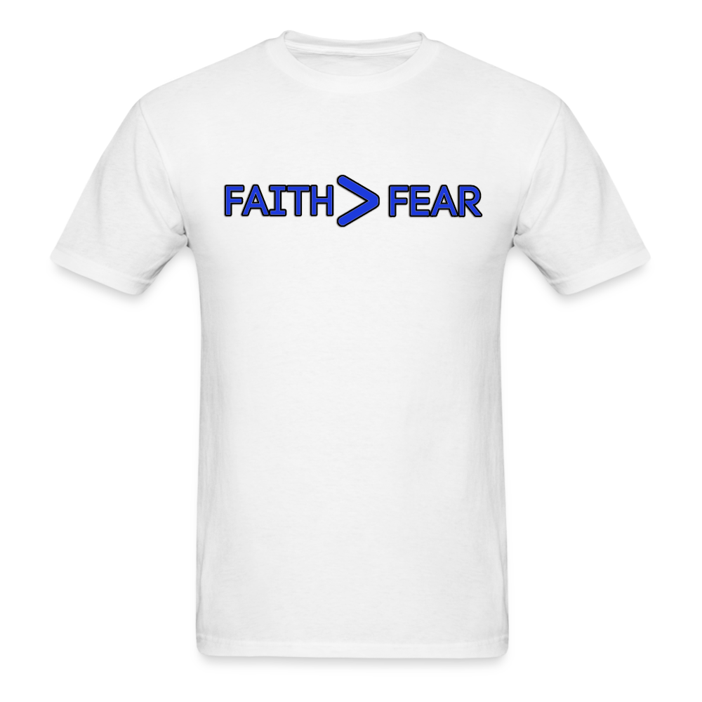 Faith/Fear- Classic T-Shirt - white