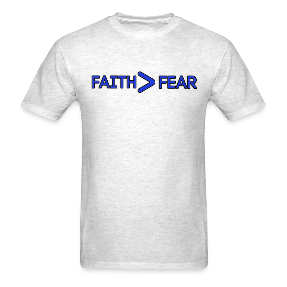 Faith/Fear- Classic T-Shirt - light heather gray