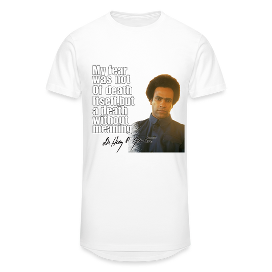 Dr. Newton:  Long Body Urban Tee | Canvas - white