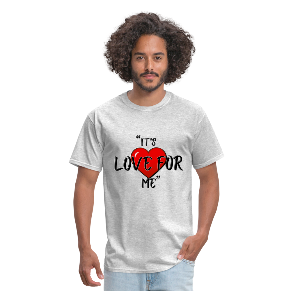 Love For Me- Classic T-Shirt - heather gray