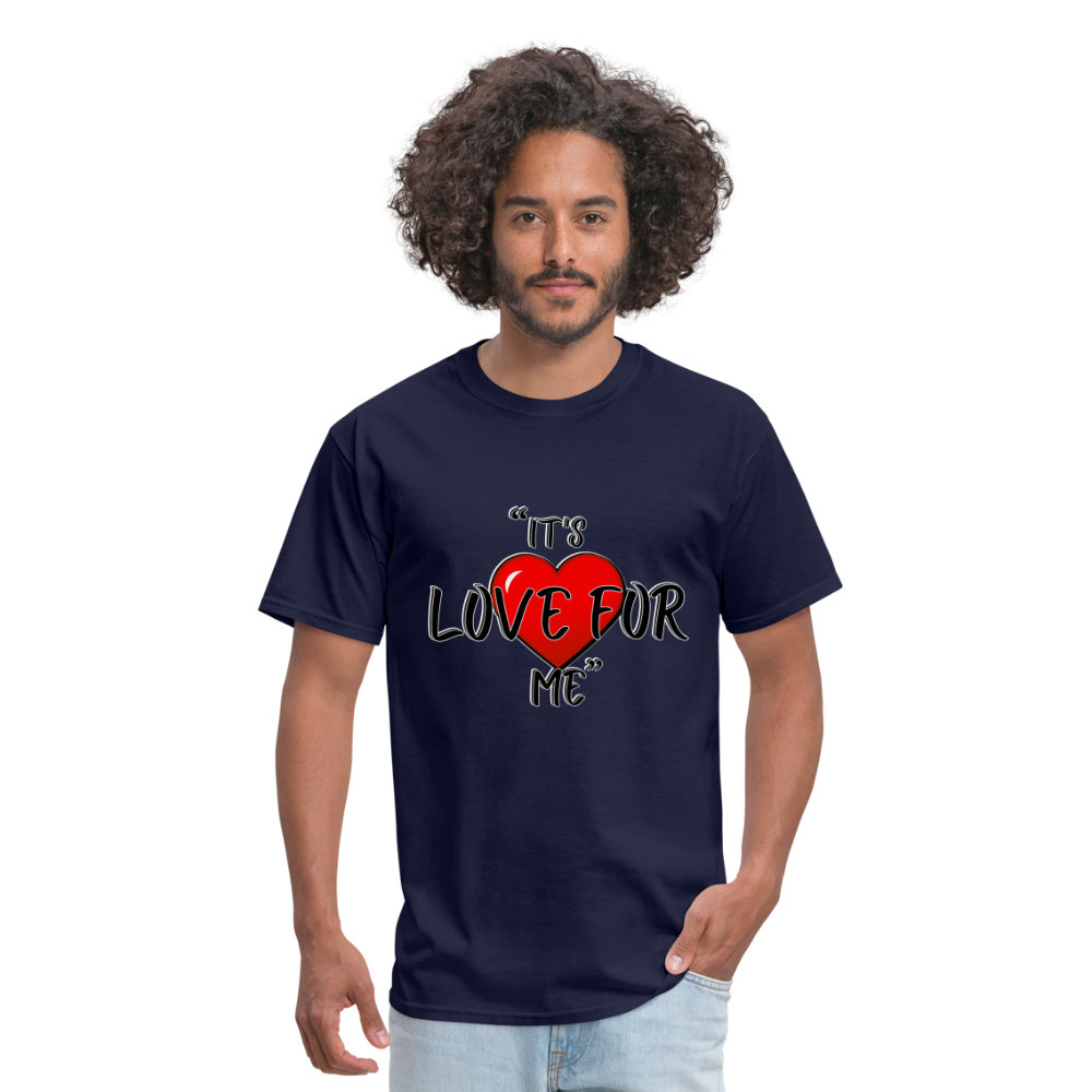 Love For Me- Classic T-Shirt - navy