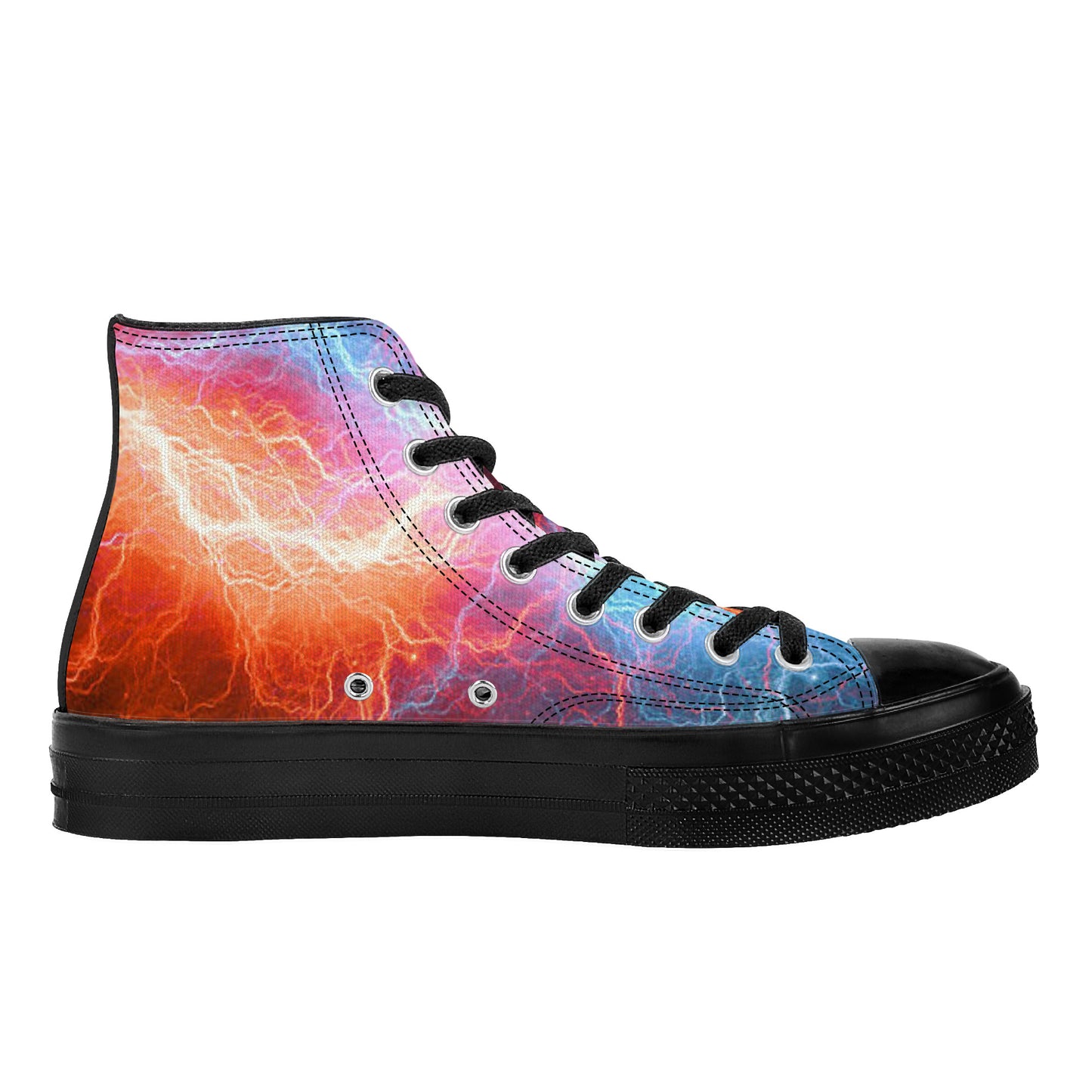 Pure Energy High Top Canvas Shoes - Black